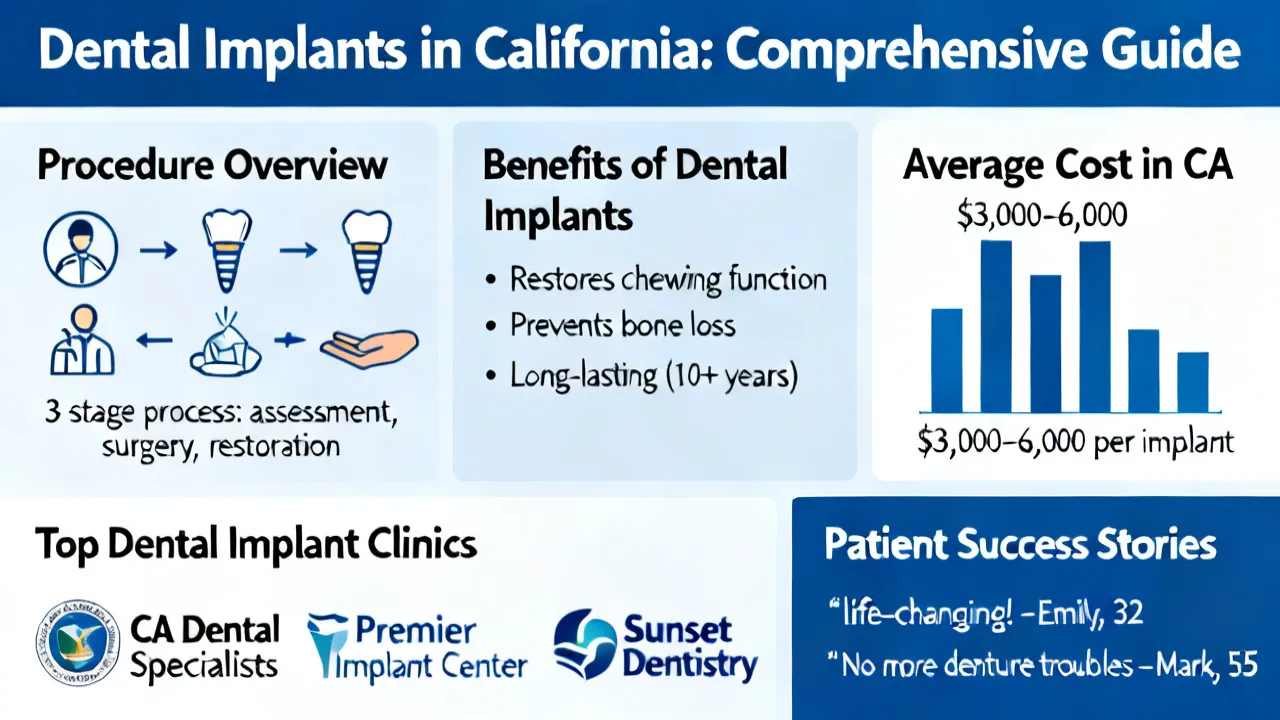 Affordable Dental Implants in California